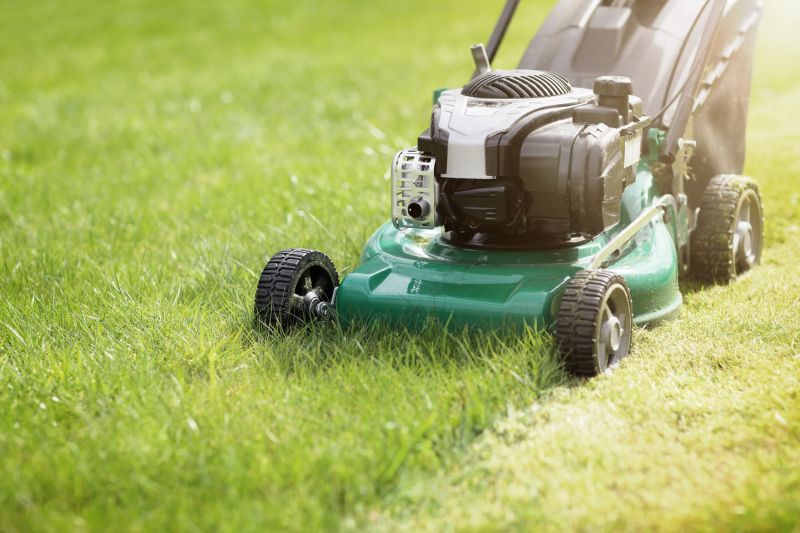 Fall Lawn Equipment in Use